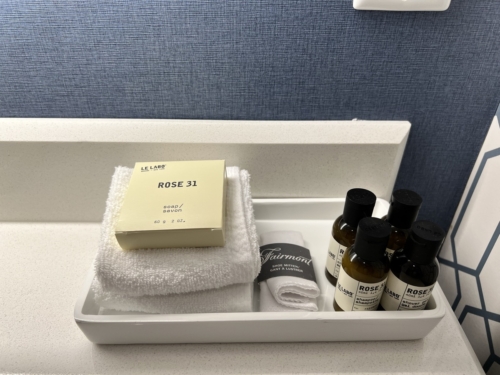 Fairmont Austin toiletries