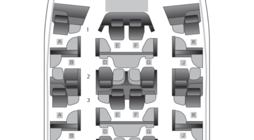 Qatar Qsuite layout