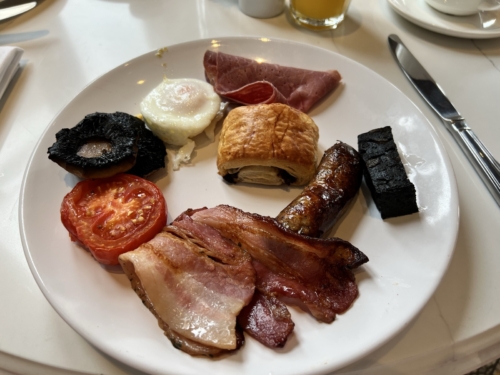 Randolph Hotel Oxford full English