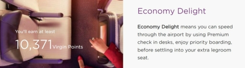 Virgin's Economy Delight fares makes the upgrade good value