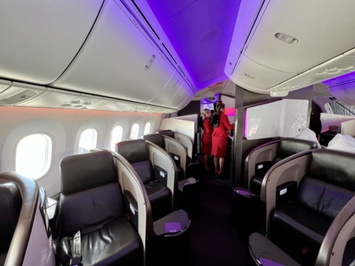 Virgin Atlantic 787 Upper Class cabin 2