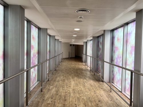 Virgin Atlantic Revivals Lounge corridor