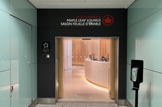 Air Canada Maple Leaf Lounge Heathrow entrance