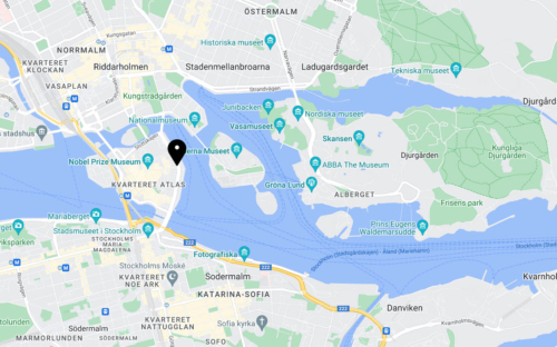 Hotel Reisen Stockholm location