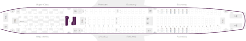 Virgin Atlantic A330neo seatmap