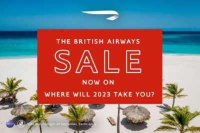 BA Holidays sale now on