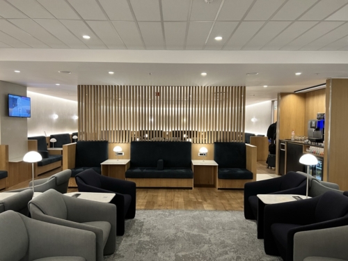 British Airways BA Lounge Johannesburg seating