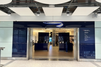 BA arrivals lounge T5 entrance