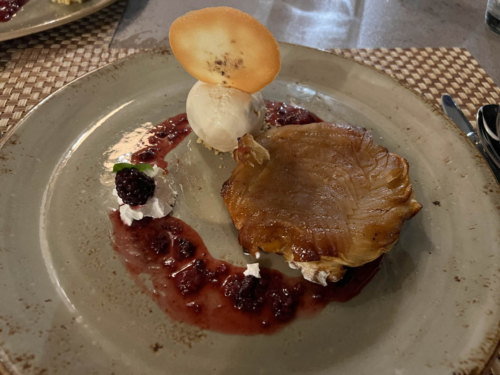 Le Meridien Ile Maurice apple tart