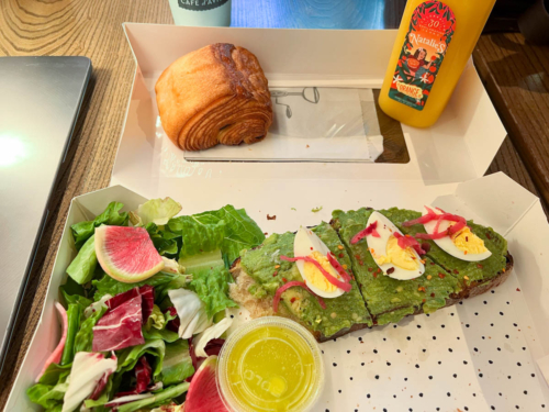 Moxy Chelsea NYC breakfast