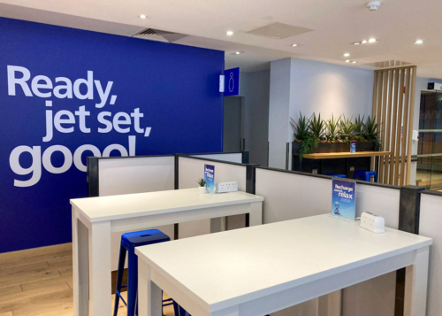 review of the O2 Roam Freely lounge at Gatwick Airport's North Terminal