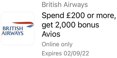 Get 2,000 bonus Avios with a new British Airways American Express promotion