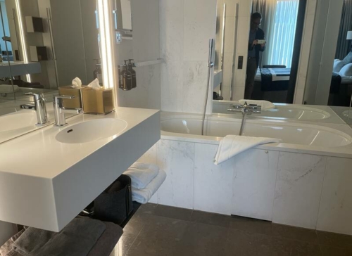 Review: The Thief hotel, Oslo bathroom