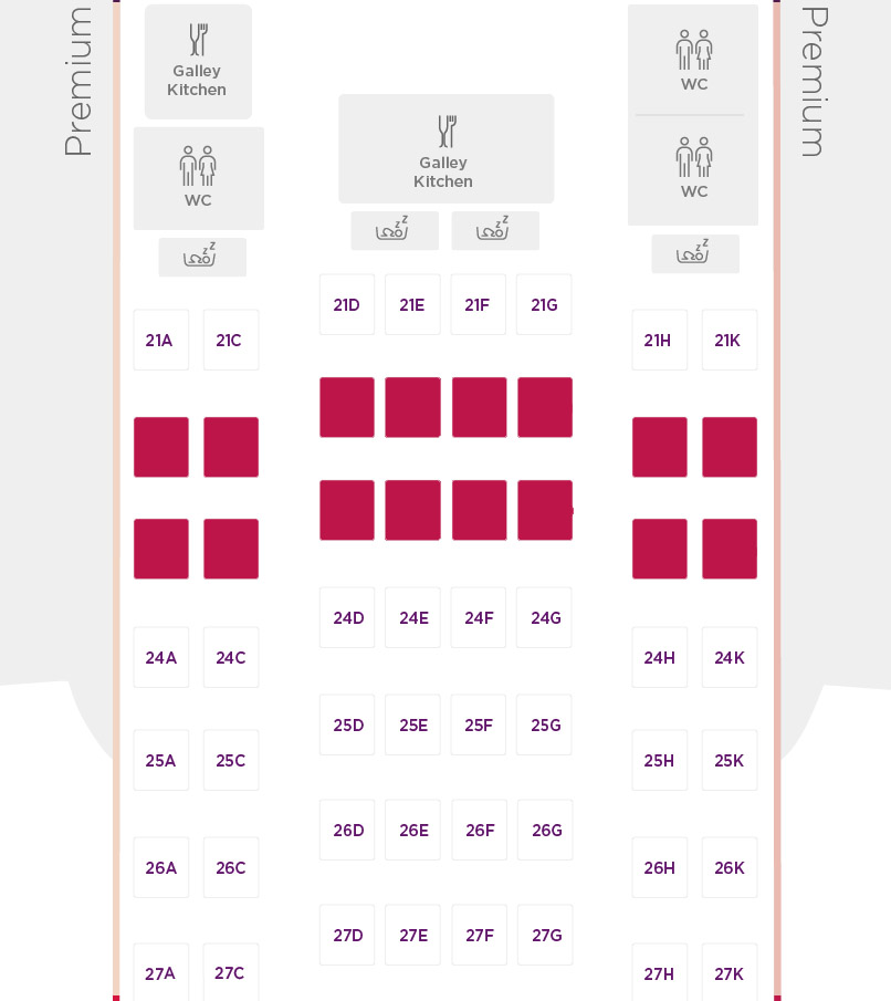 Seat Selection Fees In Premium Economy