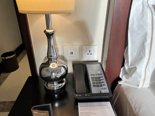 Westin Turtle Bay Mauritius bedside