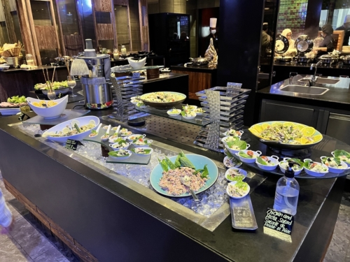 Westin Turtle Bay Mauritius dinner buffet