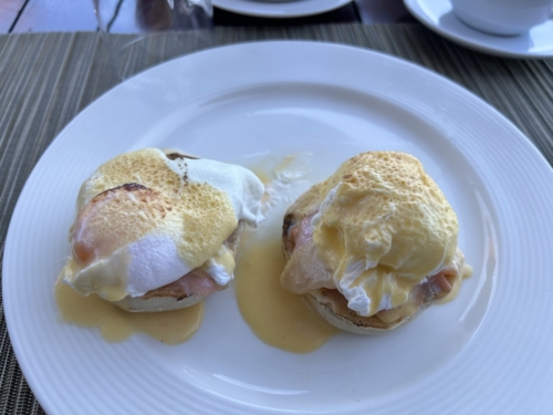 Westin Turtle Bay Mauritius eggs royale