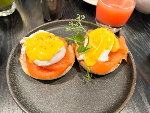 Andaz Liverpool Street eggs royale