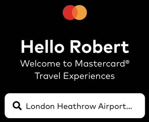 Mastercard Travel Experiences fast track