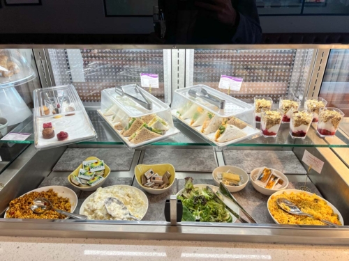 Review Plaza Premium Lounge Edinburgh Airport sandwiches