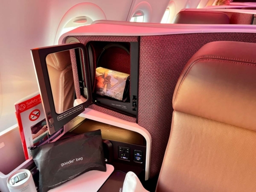 Review: Upper Class business seat on Virgin Atlantic A330neo aircraft