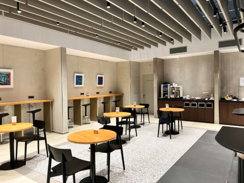 Review British Airways lounge at Rome Fiumicino Airport