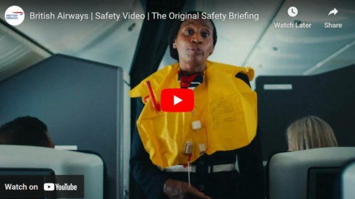 New British Airways safety video