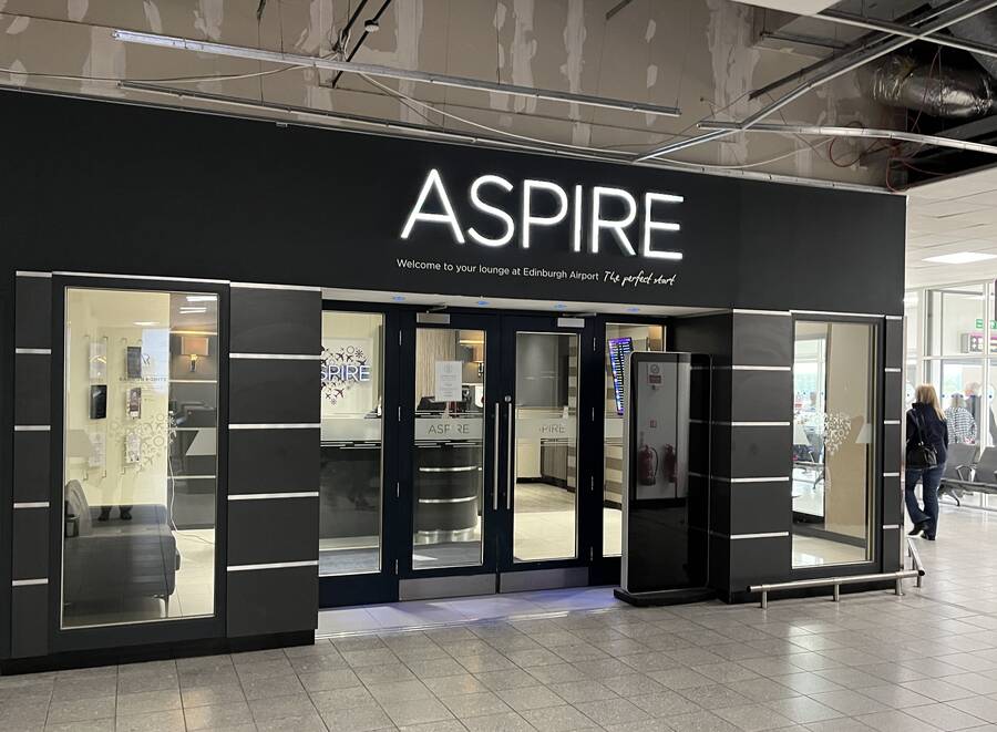 Review: Aspire lounge (Gate 4) Edinburgh Airport