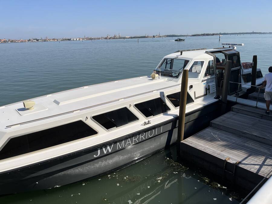 JW Marriott Venice shuttle boat