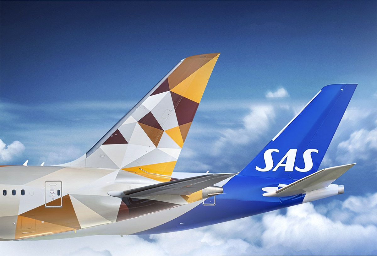 Etihad and SAS codeshare partnership