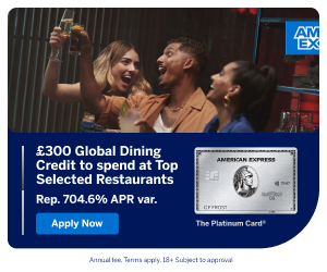 Get 100,000 points with American Express Platinum