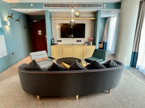 Hilton Bournemouth hotel suite