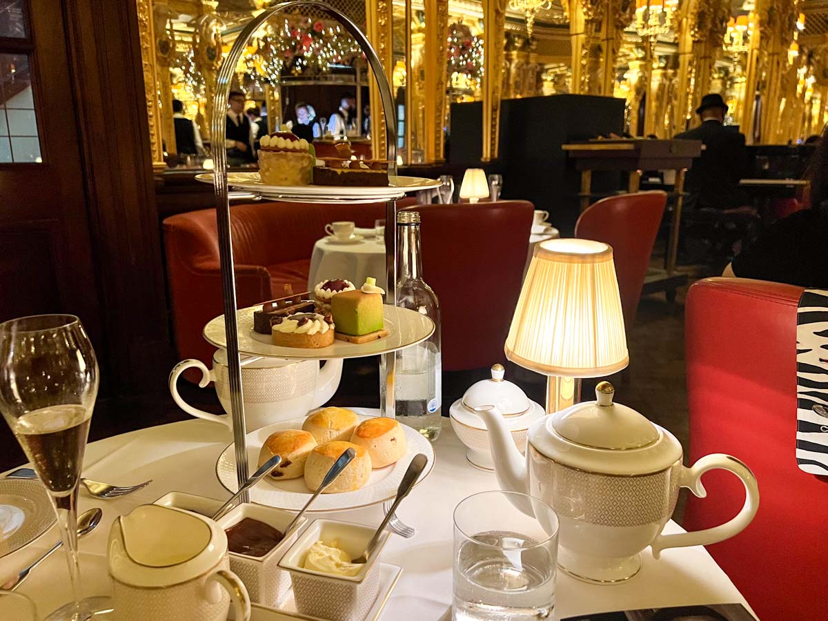 Afternoon Tea at Hotel Cafe Royal, London