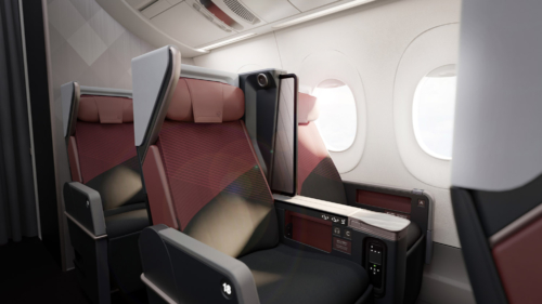 Japan Airlines new A350 business class seat