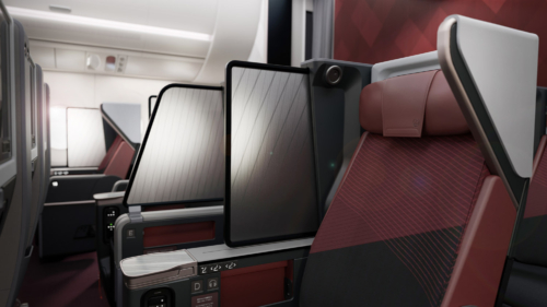 Japan Airlines new A350 business class seat