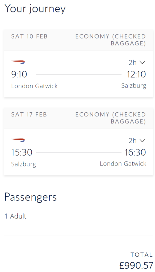 British AIrways BA Euroflyer Gold Priority Reward