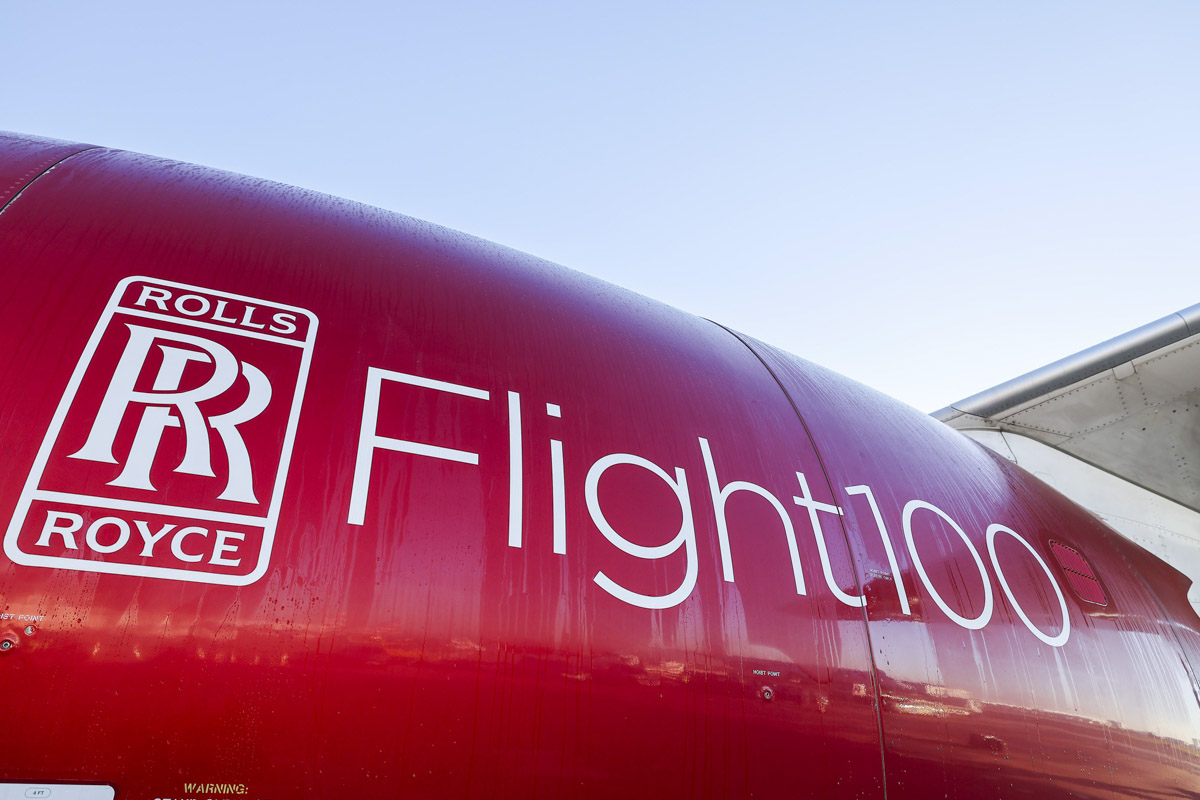 Onboard 'Flight100' - the first transatlantic flight powered by 100% sustainable aviation fuel