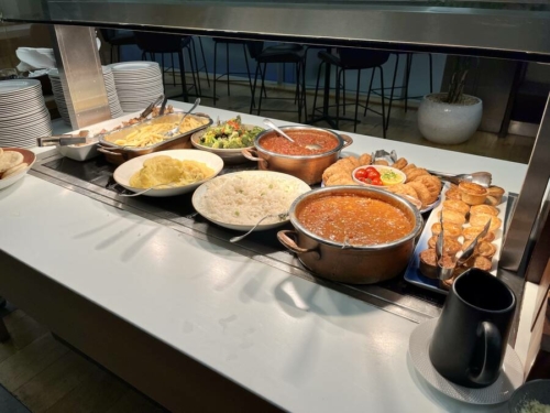 British Airways Galleries First lounge Heathrow Terminal 5 lounge buffet
