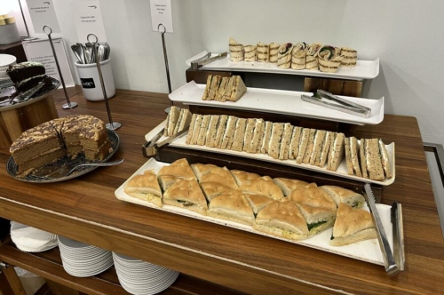 Galleries first lounge heathrow terminal 5 sandwiches