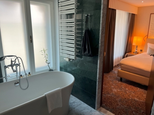 Ritz Carlton Vienna review bathroom