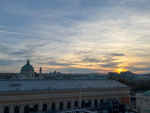 Hotel Imperial Vienna sunset