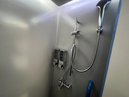 Caledonian Sleeper shower