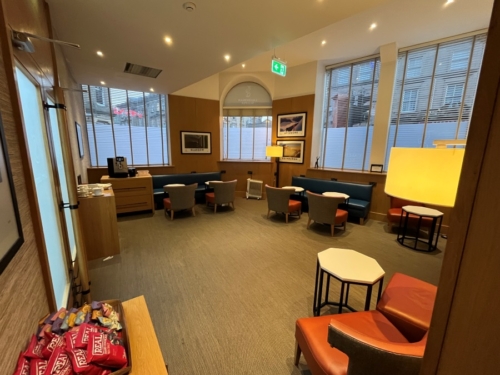 Caledonian Sleeper lounge Inverness