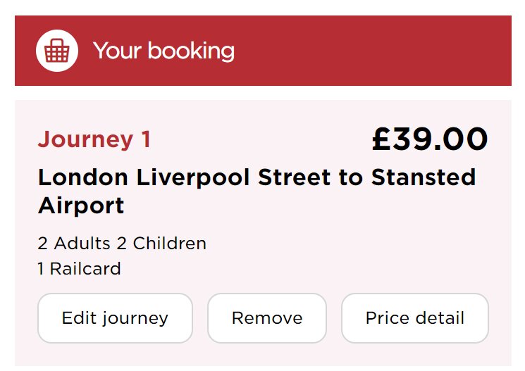 how to use a railcard on Stansted Express