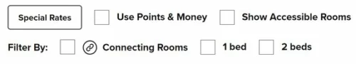 Hilton connecting rooms