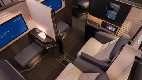 British Airways new First Class seat