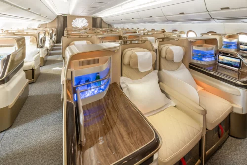 Emirates' A350s are getting a new business class