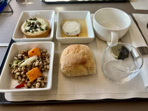 Eurostar Premier meal