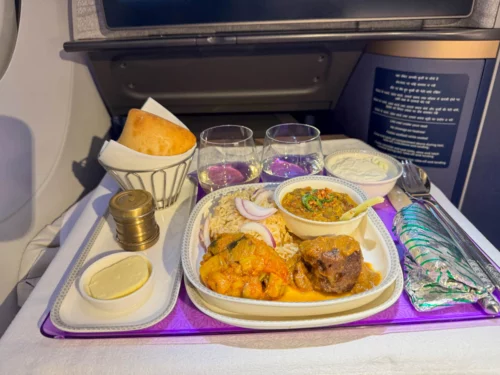 Review: Air India's new A350 business class from London to Delhi