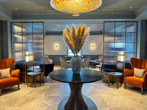 Clubrooms lounge at Heathrow Terminal 3